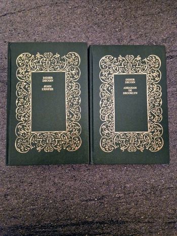 2 livres Didier Decoin