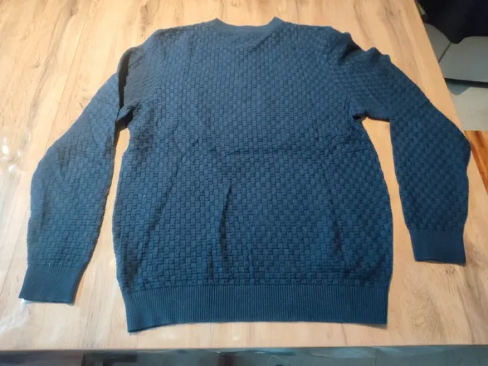 Pull Homme Devred Marine Col Rond - Taille XL - Laine Coton - Très Bon État - photo numéro 2