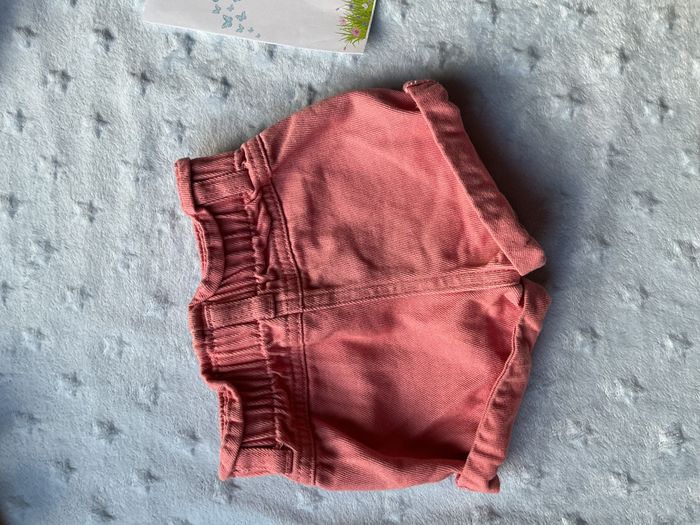 short en jean rose taille élastique 3 mois kiabi - photo numéro 8