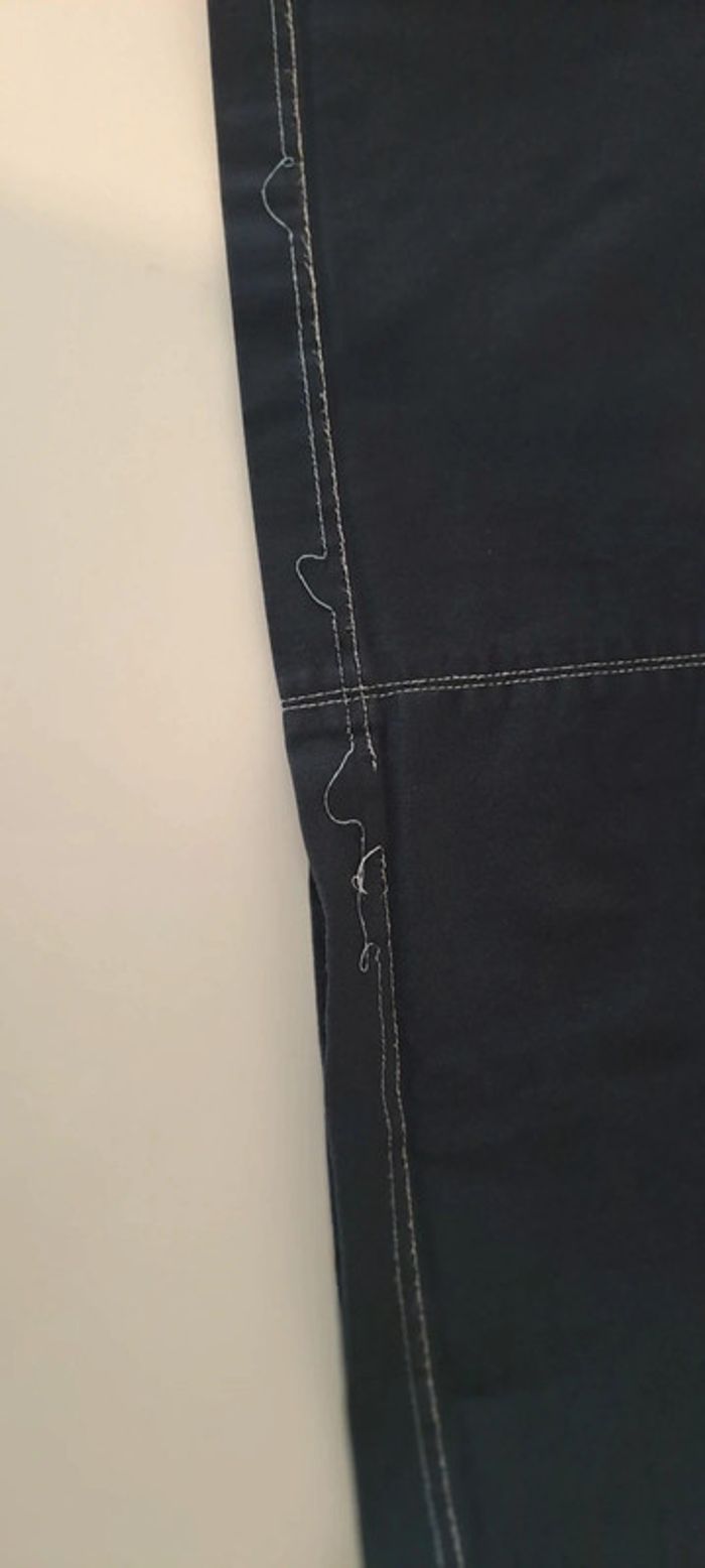 Jupe marine effet jean - photo numéro 2