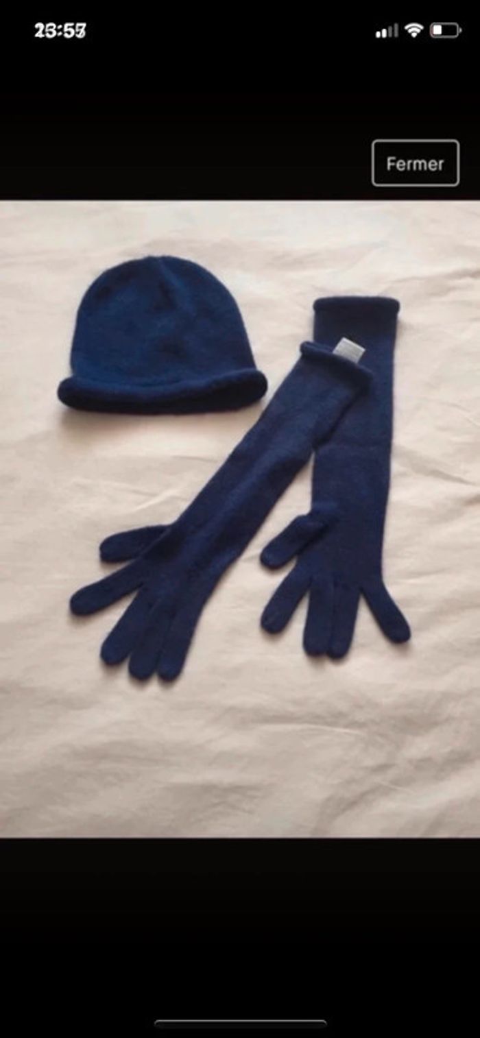 Ensemble gant + bonnet