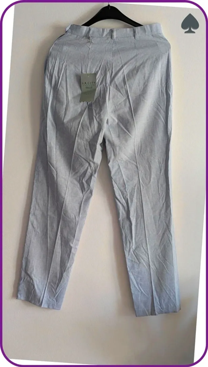 Pantalon style lin femme  36 neuf - photo numéro 2
