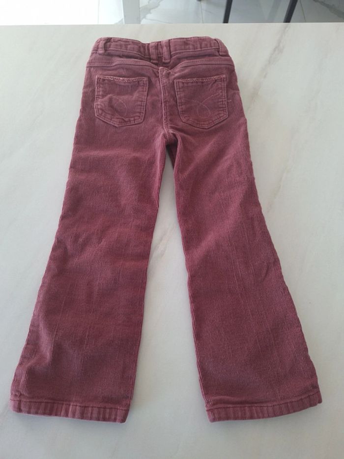 Pantalon en velours côtelé fille - Vertbaudet - 4 ans - photo numéro 4