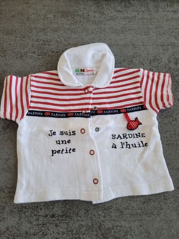 Tee-shirt manches courtes - 3 mois-