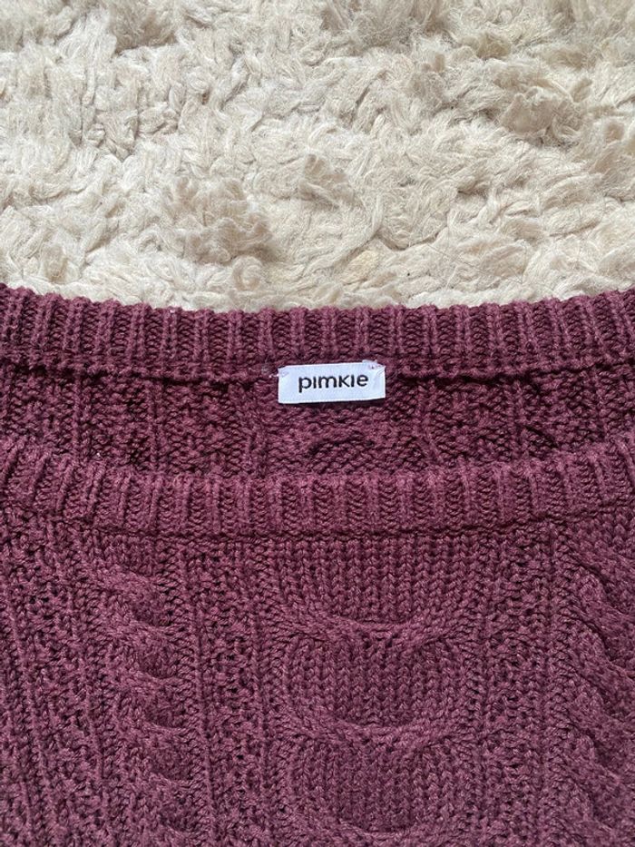 Pull bordeaux Pimkie - photo numéro 2