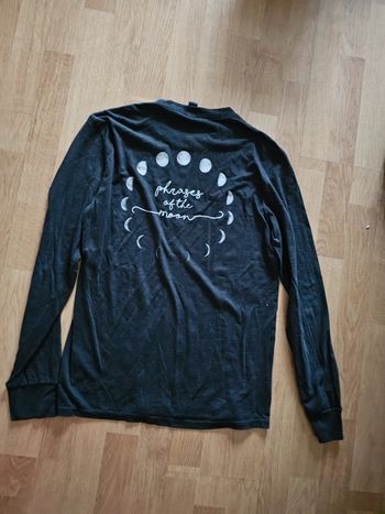 Tee-shirt manches longues ecritures