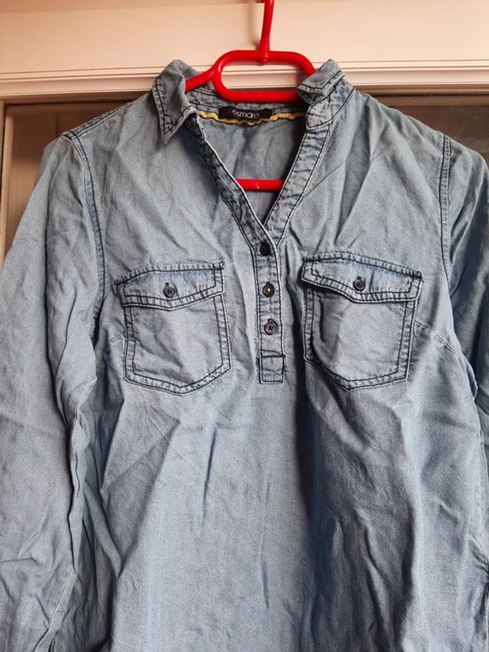 Blouse jeans femme Taille 38 - photo numéro 2