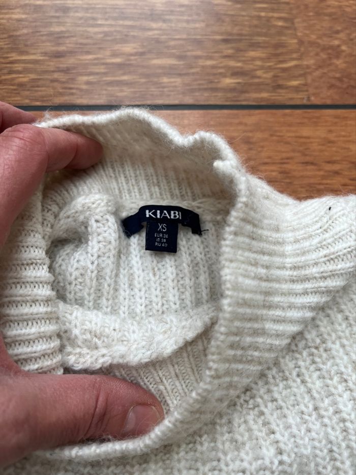 Pull crème - photo numéro 2