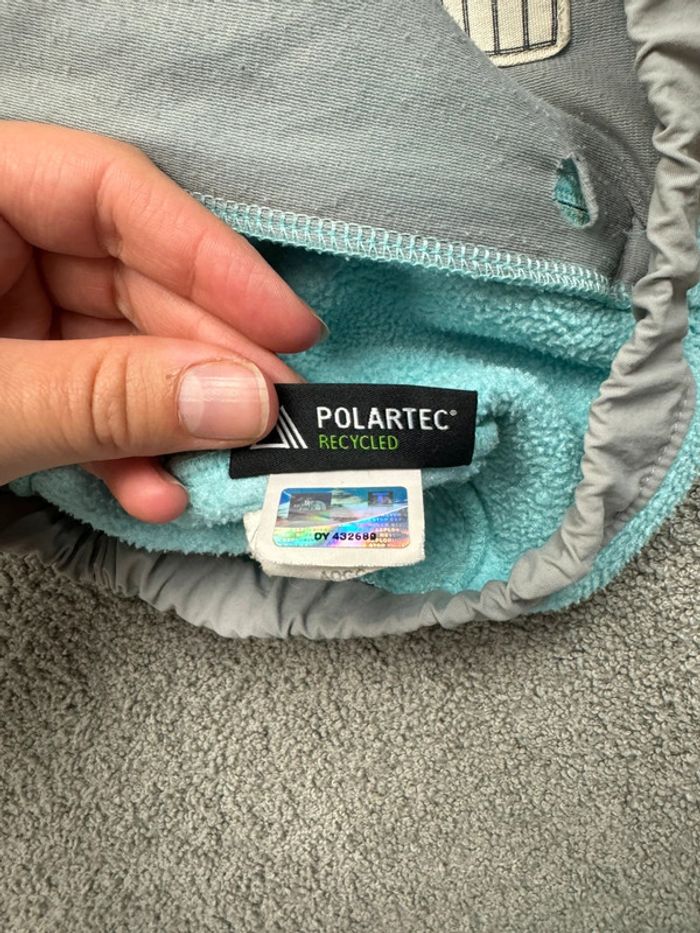 Veste polaire The north face bleu et gris taille XL ( fille ) - photo numéro 6
