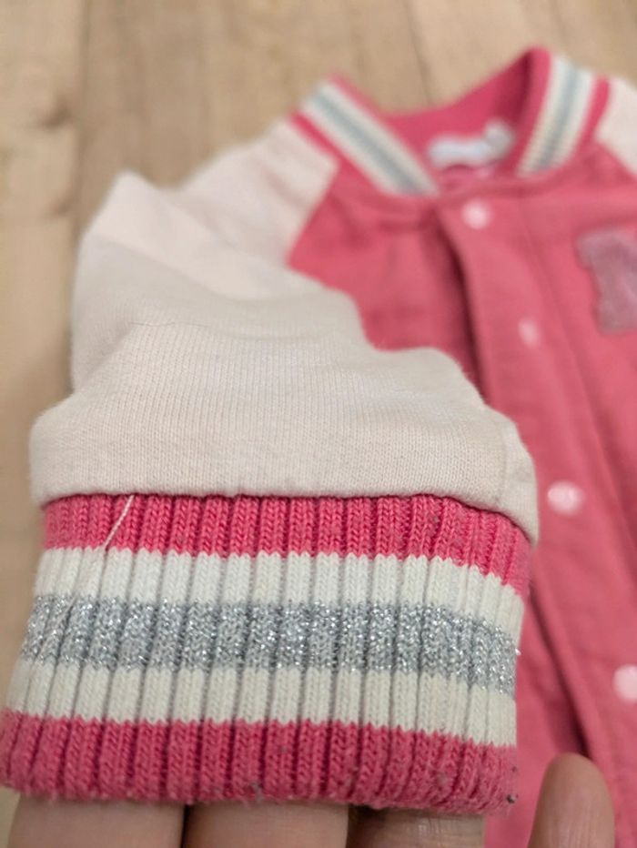 Veste Sweat Rose 12 Mois - photo numéro 3