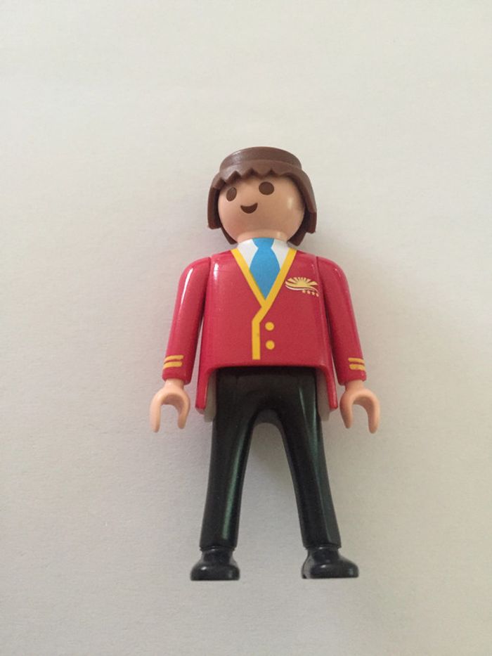 Chauffeur du bus 30001593 pièce détachée Playmobil 5267 Le minibus de l'hôtel #A34