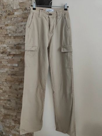Pantalon cargo beige 32