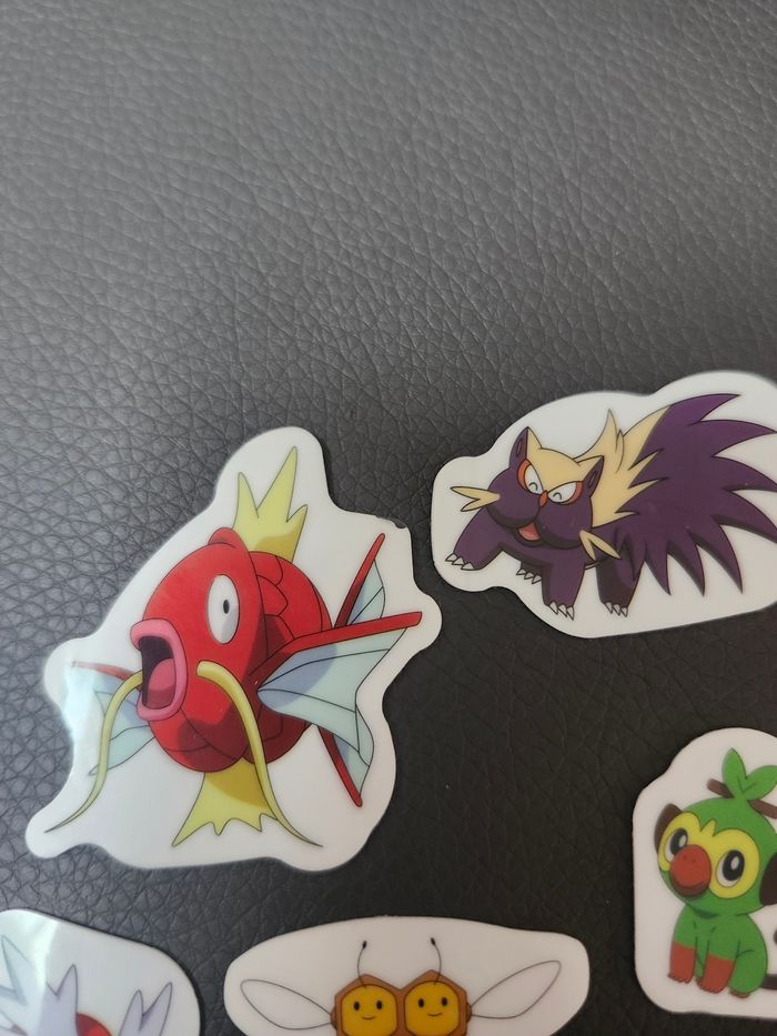 Lot stickers épais repositionnables avec décors pokemon - photo numéro 4