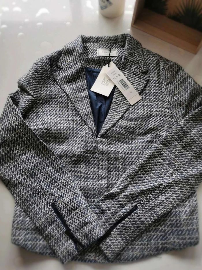 Veste type blazer  tissé  neuve M - photo numéro 2