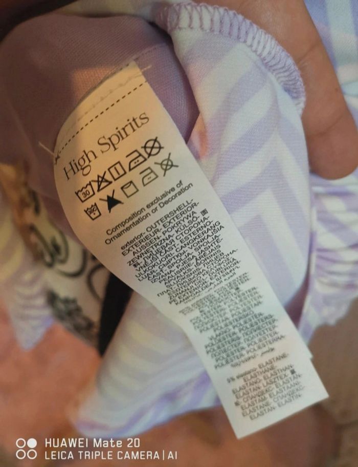 💕Jolie Robe drapée Mauve et blanc été femme TL / 40 high spirits 💕 - photo numéro 8