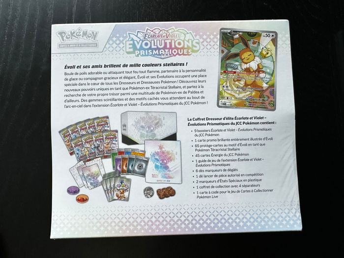 ETB Coffret dresseur d’élite  - EV8.5 Évolutions Prismatiques - photo numéro 2