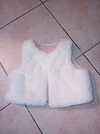 Gilet en fourrure réversible 24 mois