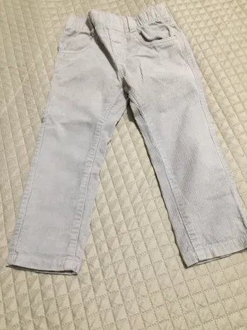 Pantalon velours gris 2ans