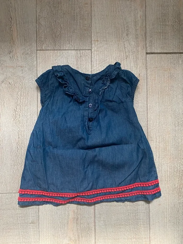 Robe en jean - 6 mois - photo numéro 2