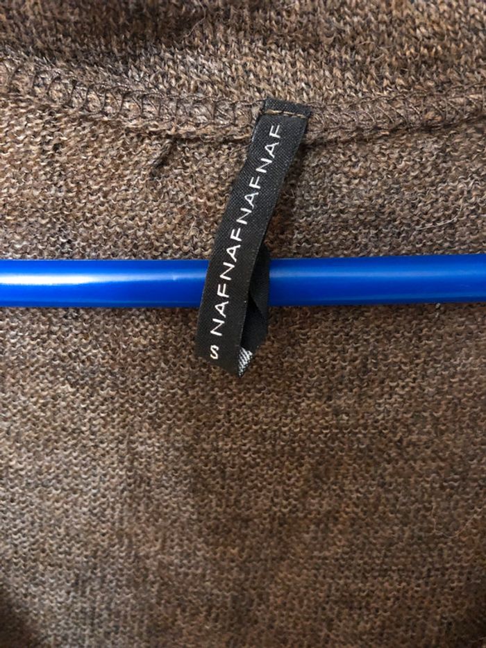 Robe marron en maille Naf Naf - photo numéro 3