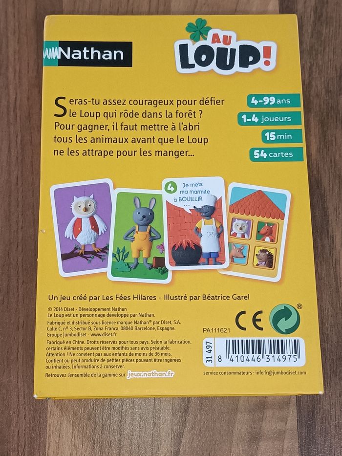 Jeu de carte Le loup - sauver les animaux - jeu d'observation et coopération - photo numéro 5