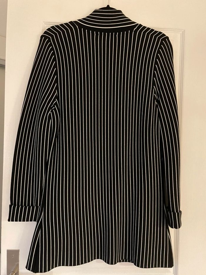 Veste noire rayures blanches Morgan - photo numéro 9