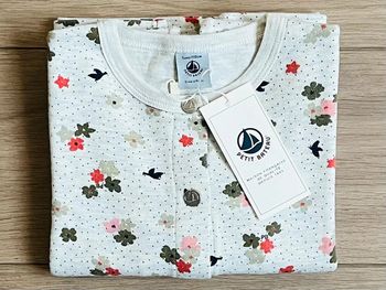 Cardigan en molleton fleuri Petit bateau T-5 ans