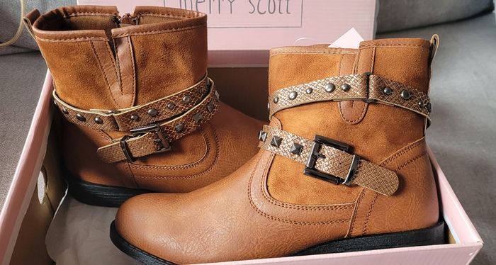 Bottines camel