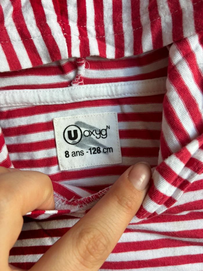 T-shirt à capuche 8 ans Super U - photo numéro 3