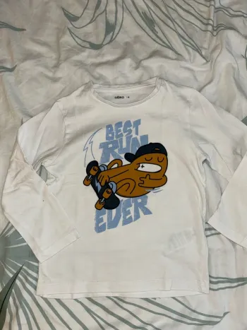 T-shirt manches longues, skateboard Gemo