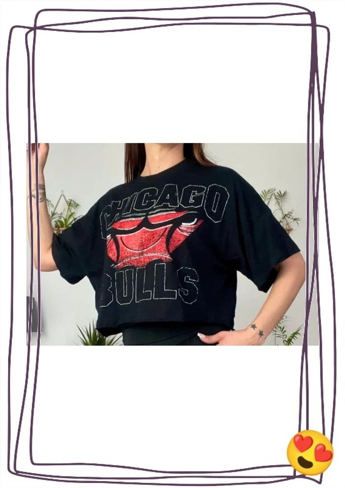 T-shirt court Chicago bulls NBA taille L , 100 % coton - photo numéro 3