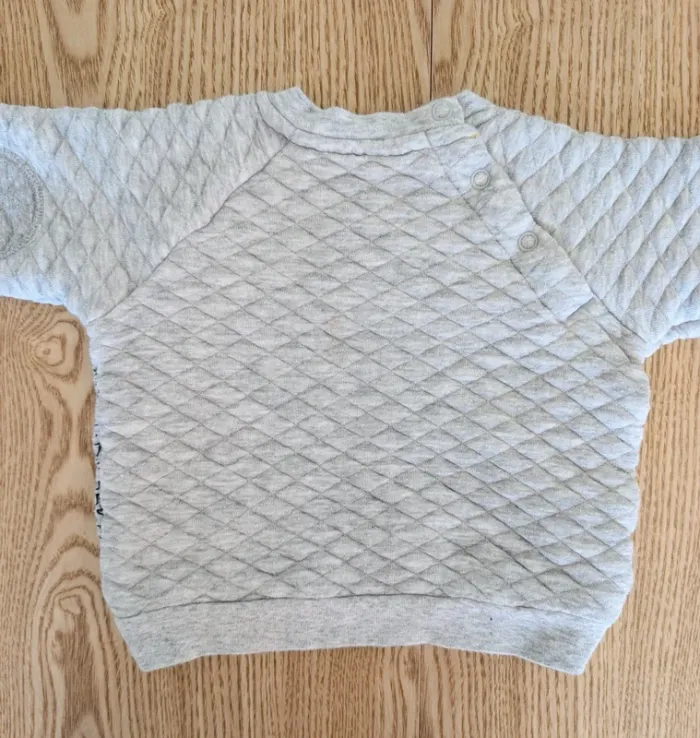 Petit sweat bébé molletonné - photo numéro 5