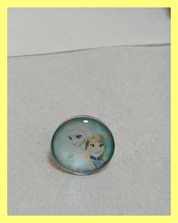 Bague réglable "La Reine des Neiges" - Elsa & Anna