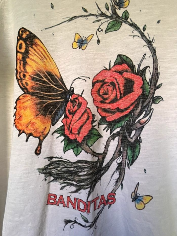 T-shirt manches longues Banditas skull taille unique - photo numéro 2