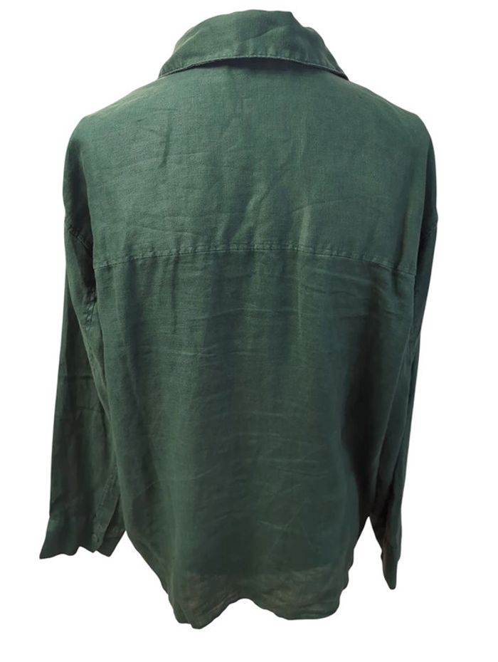 chemise verte Zara taille S - photo numéro 2
