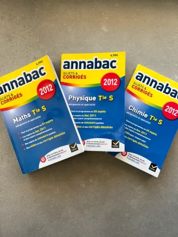 Lot de 3 Annales Bac Scientifique