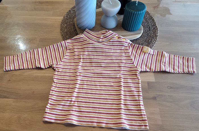 Sous pull coton 12 mois - photo numéro 2