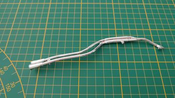 Ligne échappement droite pièce miniature Ferrari 250 testa rossa 1957 Burago Bburago 1/18 #B59