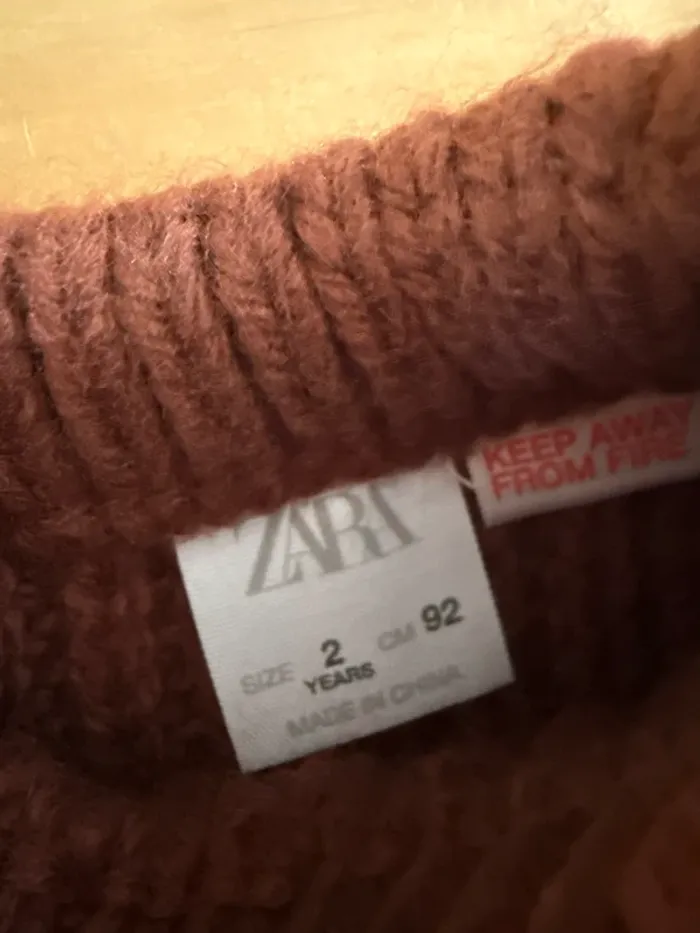 Pull marron Zara - photo numéro 4