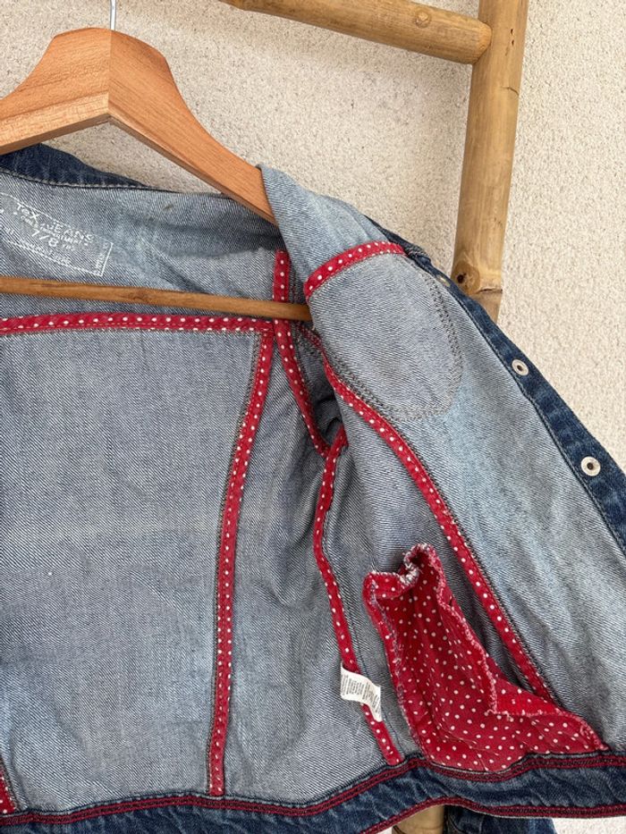 Veste en jean boutons pression - photo numéro 9