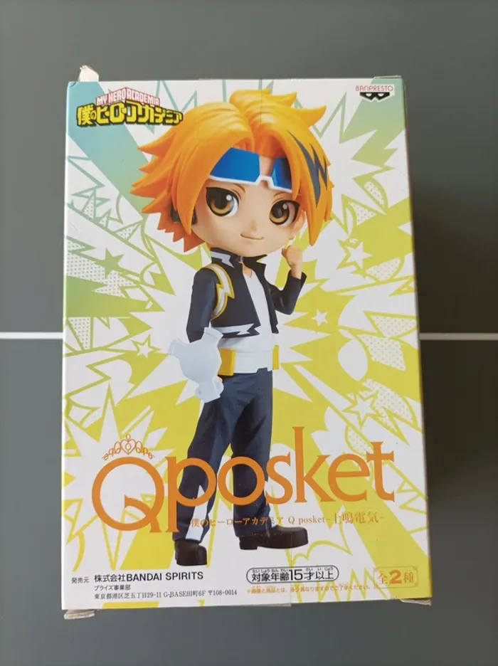 Figurine My hero Academia Denki Kaminari Banpresto Qposket