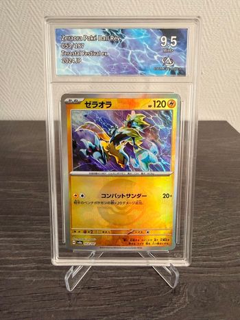 Zeraora Poké Ball Reverse 9.5 🇯🇵 – Carte Pokémon gradée Mint+ 🔥