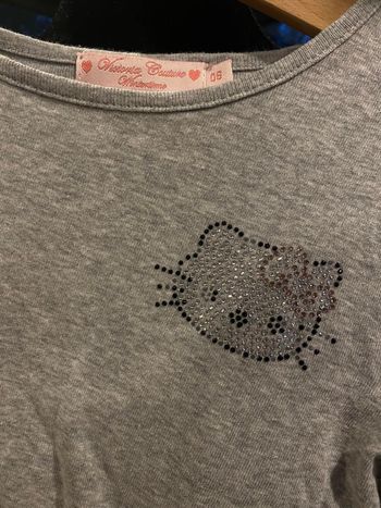 Tee shirt Victoria couture 6 ans strass  hello kitty
