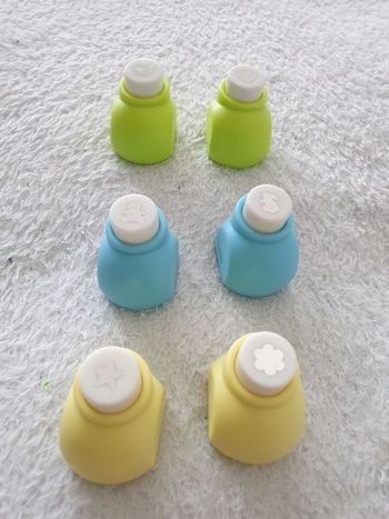 Lot de 6 perforateurs à papier