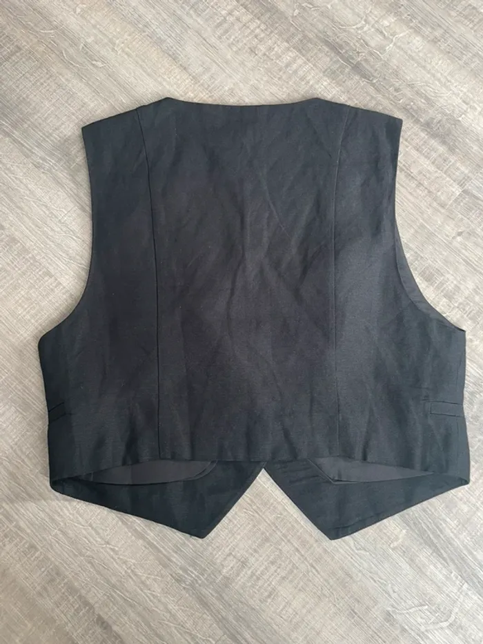 Veste sans manches en lin - photo numéro 3