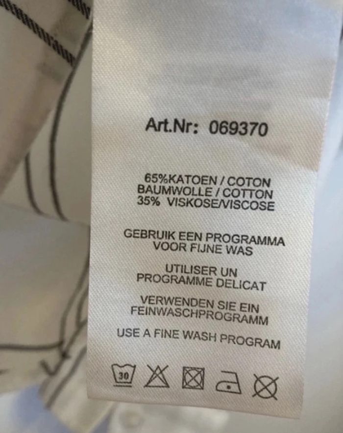 Très belle chemise noir et blanc || taille S || jbc - photo numéro 6