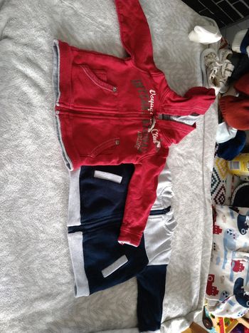 2 vestes dont 1 capuche 6 mois