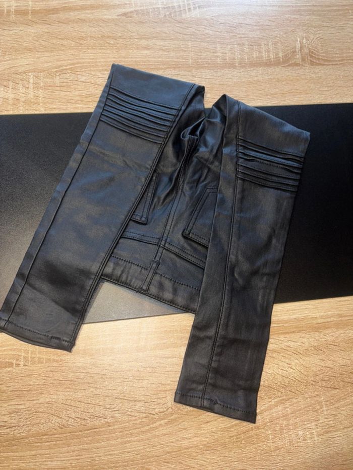 Jean en cuir skinny - photo numéro 3