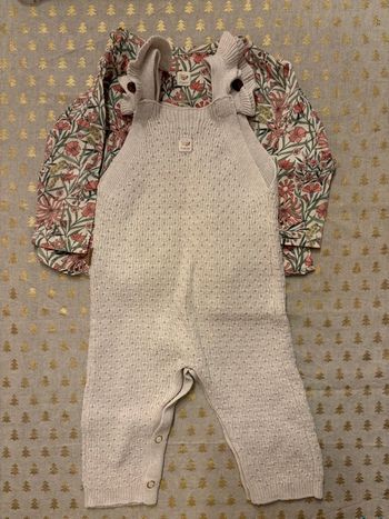 Salopette et t-shirt manches longues Noppies