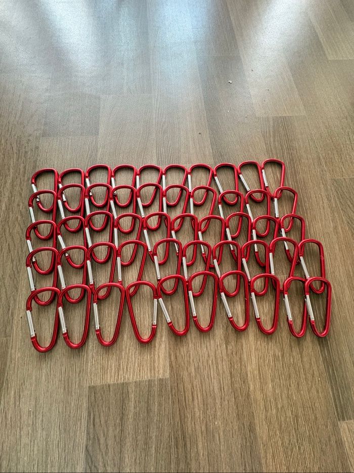 lot de 45 mousqueton